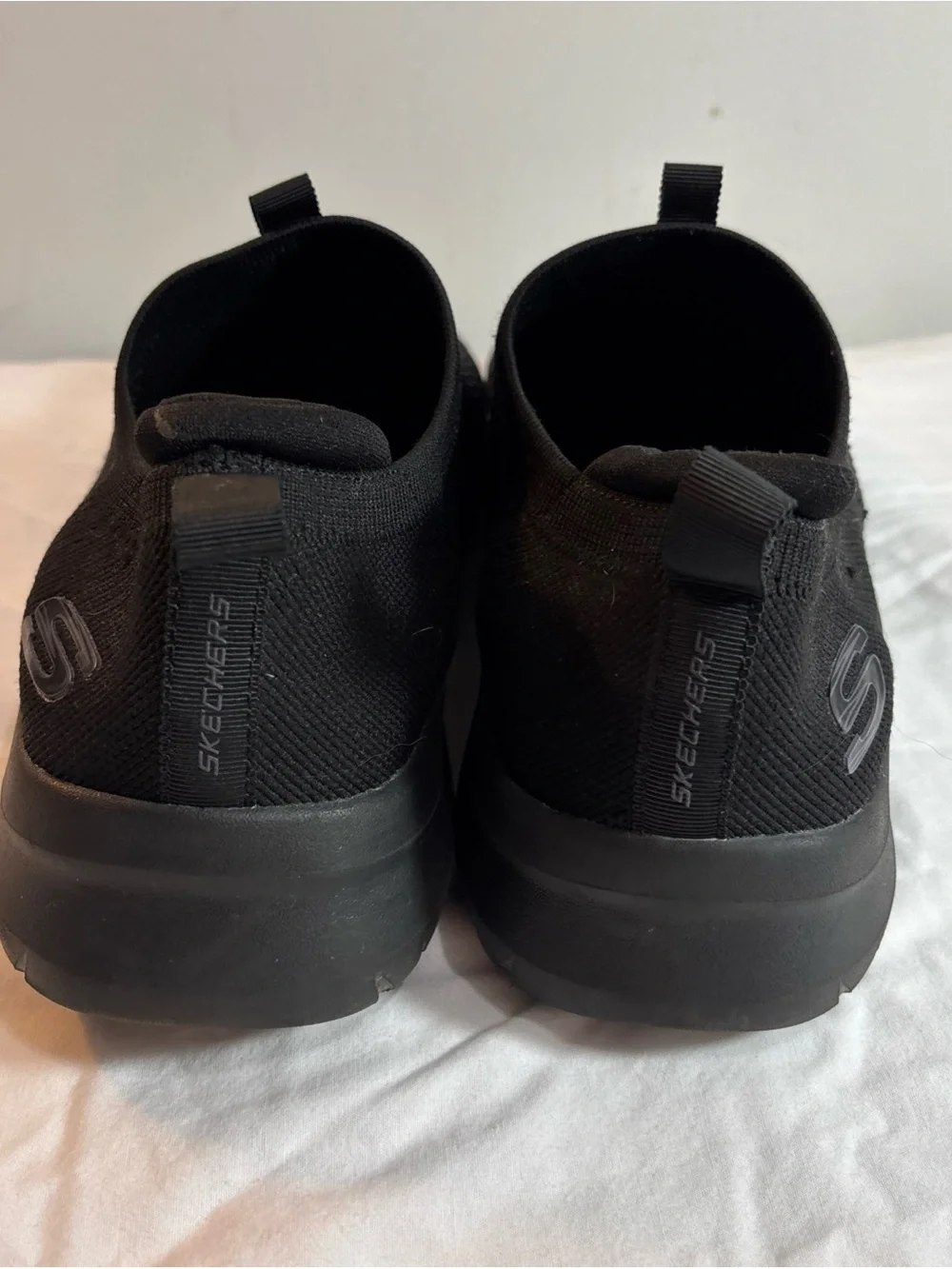 Skechers Men's Slip-On Athletic Shoes - Black. 8/18